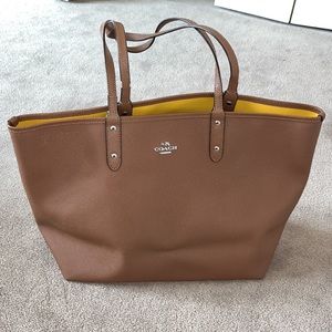 Coach Brown Leather Molly Tote